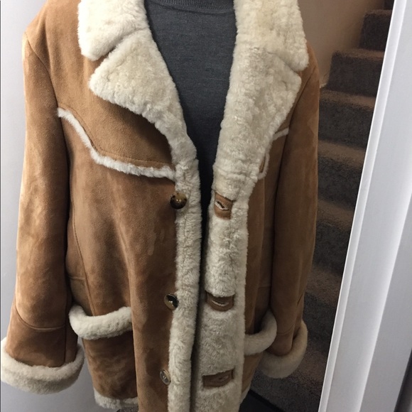 Ardney Shearling Coat Size Extra Large 